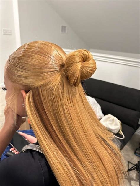 The surprising half up bun hack that adds instant hair volume 6