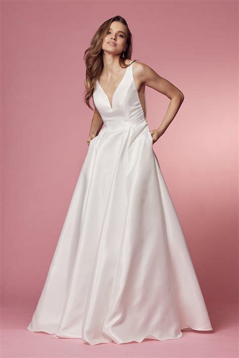 Long Formal Sleeveless Wedding Dress | The Dress Outlet
