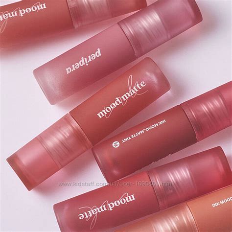 Матовий тінт для губ Peripera Ink Mood Matte Tint Peach Puree, 50 грн ...