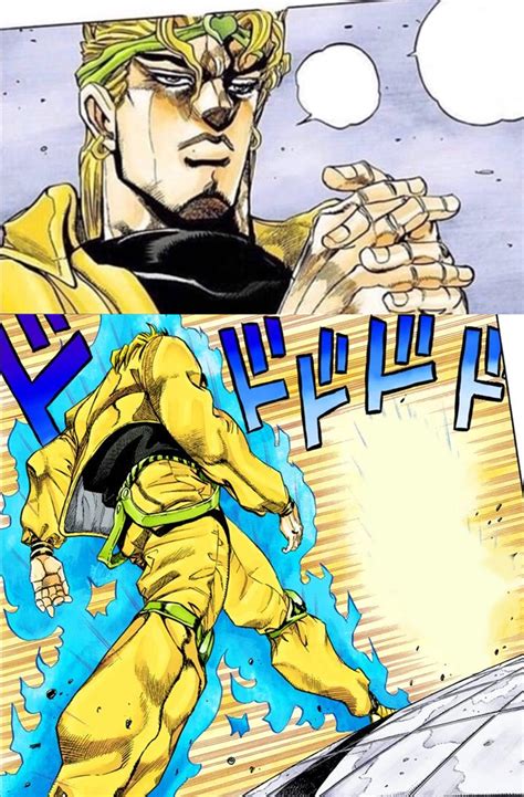 Dio Walking Towards Jotaro Meme Blank Template - Imgflip
