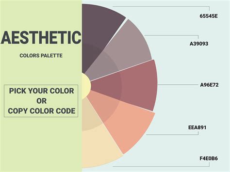 Aesthetic color palette 15601592 Vector Art at Vecteezy