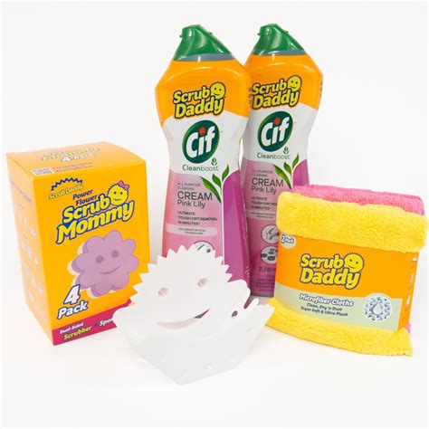 Amazon.com: Scrub Daddy Cleaning Supplies Kit - Cif Floral Bundle