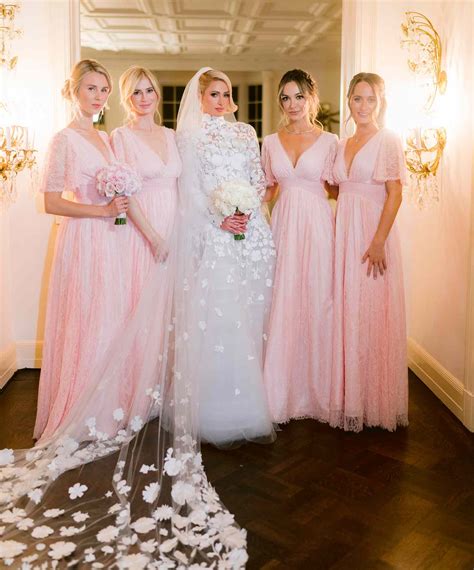 All About Paris Hilton's Custom Wedding Dress and Bridal Accessories
