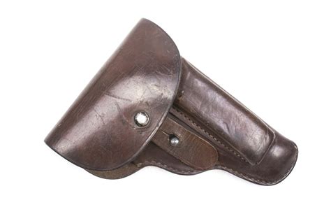 Brown leather CZ 27 holster – fjm44