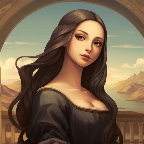 Premium Photo | Mona Liza