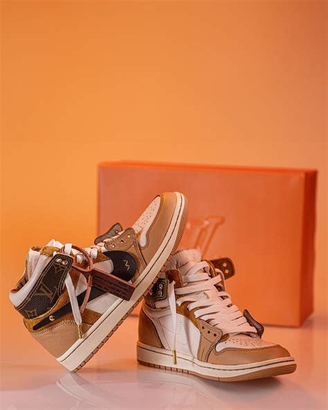 A Closer Look At The Louis Vuitton x Air Jordan 1 "Classic"