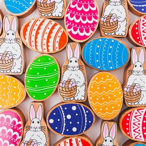 Wooden Easter Bunny Toy Animal | Fair Trade