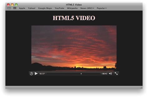 html audio  video