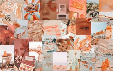 Peach Aesthetic Collage | Aesthetic collage, Peach aesthetic, Gallery wall