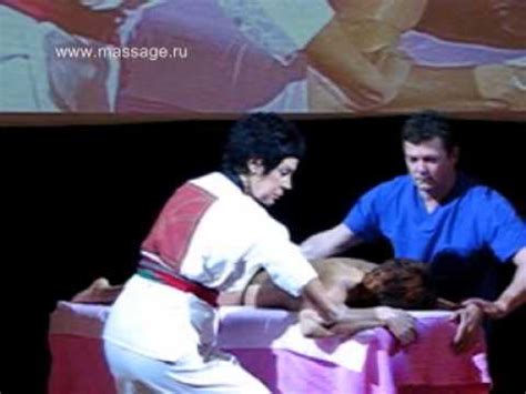 4 hands massage Массаж в 4 руки - YouTube