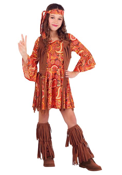 Girl's Fringe Hippie Costume - Walmart.com