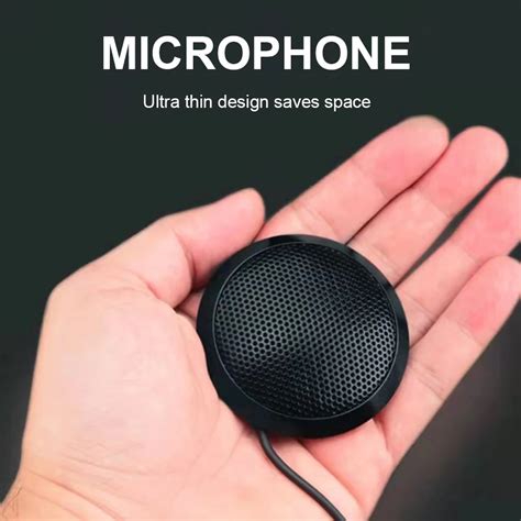USB/3,5 мм 360 ° Всенаправленный конденсаторный микрофон ...