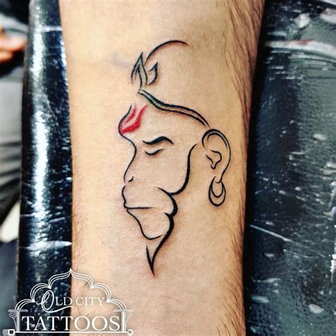 lord hanuman tattoos