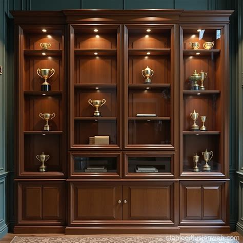 empty trophy cabinet prompts stable diffusion