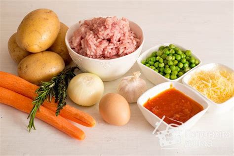 Картофельная запеканка с фаршем "Пастуший пирог" - пошаговый рецепт с ...