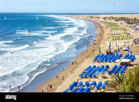 Maspalomas beach Stock Photo - Alamy