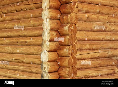 log cabin corner structure stock photo alamy