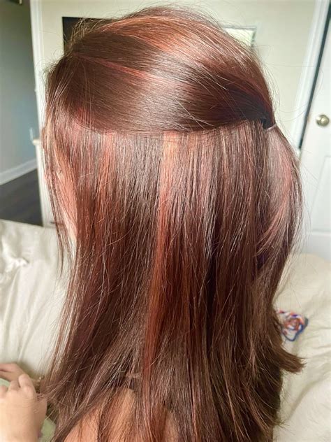 red hair inspo #redhairinspo #redhighlightsonbrownhair in 2025 | Red