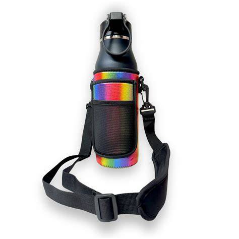 Radiant Rainbow 30-40oz Tumbler Handler™ With Carrying Strap – Hailey