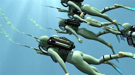Female scuba divers in combat: Frogwomen underwater battle! - Frogwoman Org
