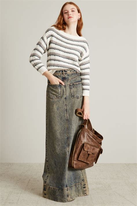Lurex cotton sweater, white silver | Intrend