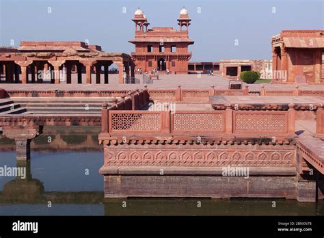 Indian UNESCO World Heritage Site: Fatehpur Sikri palace Stock Photo ...