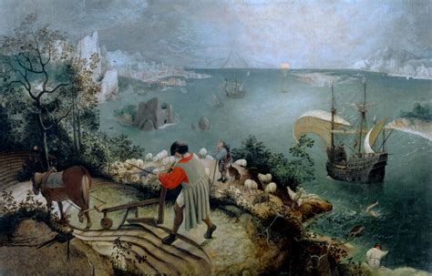 Essay on landscape with the fall of icarus bruegel
