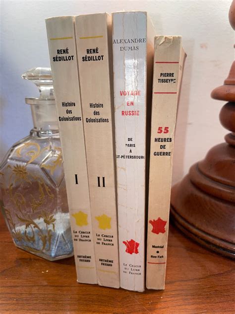 set de  le cercle du livre de france tisseyre dumas sedillot