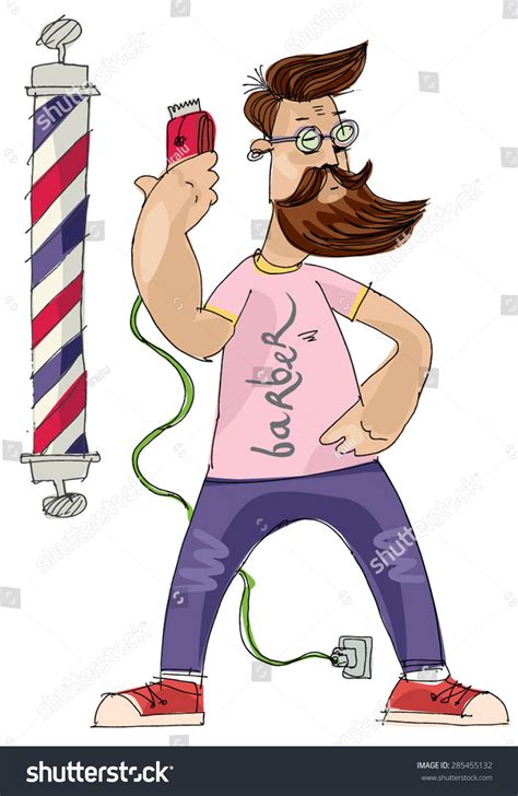 Barber Shop Cartoon Stock Vector 285455132 - Shutterstock