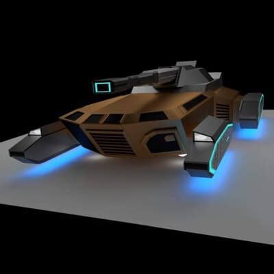 hover tank  model  jjshadowwolf
