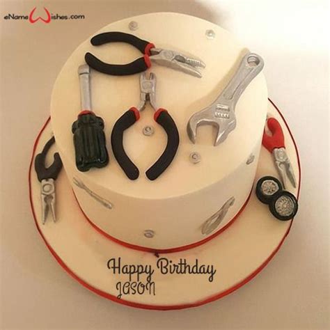 Amazing Tools Birthday Cake with Name - eNameWishes | Birthday cakes ...