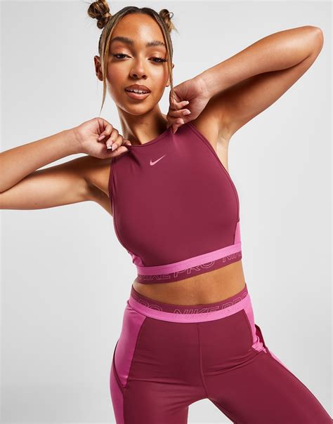 Pink Nike Training Pro Femme Vest | JD Sports UK