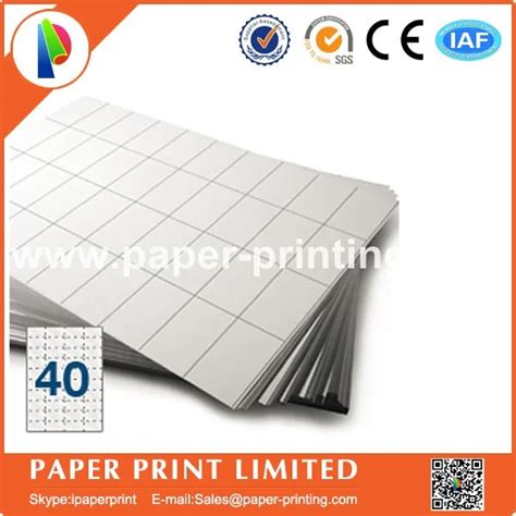 300 sheets Compatible L7654/J8654 blank matte white label/printing ...