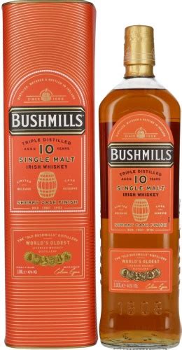 Купить Виски "Bushmills" Single Malt 10 Years Old Sherry Cask Finish ...