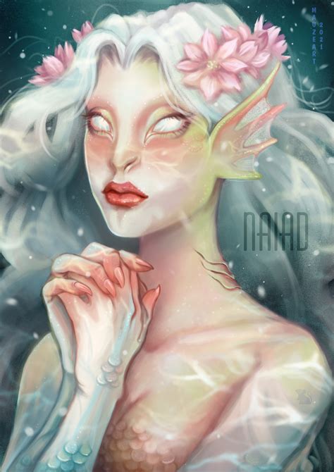 ArtStation - Naiad the nymph of flowing water