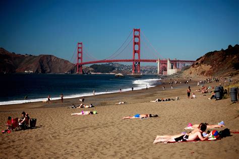 Southern California Beaches Sunbathing