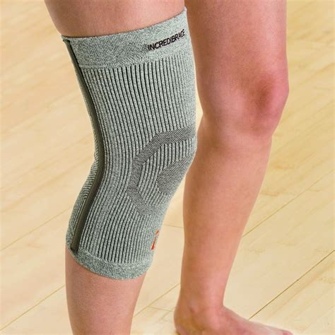 Incrediwear Incredibrace - Knee Support Brace Large 14-16 Inches, Gray ...