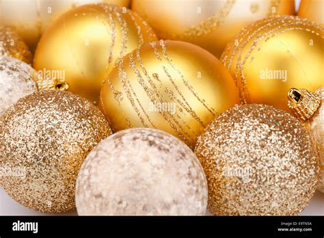 Christmas balls close up picture Stock Photo - Alamy