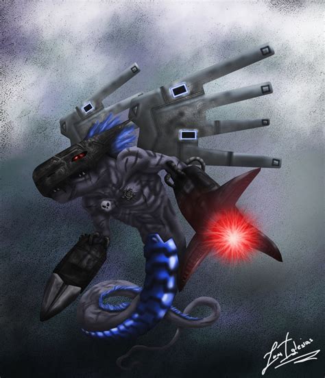 Gigadramon by ~JuanIglesias90 on deviantART | Digimon, Deviantart, Art