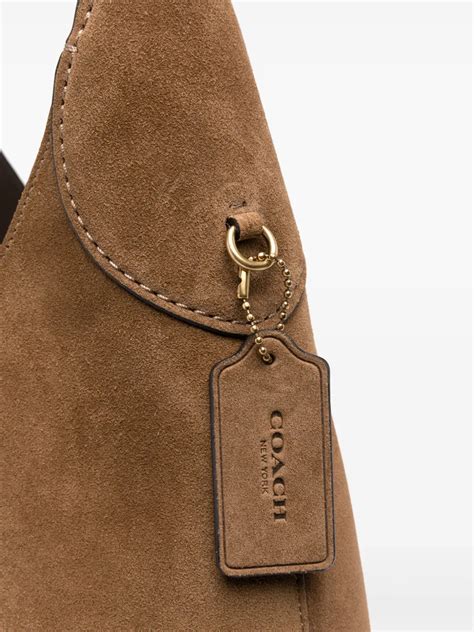 coach  brooklyn shoulder bag  brown modesens