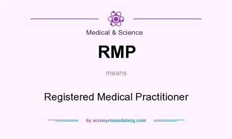 rmp registered medical practitioner  medical science