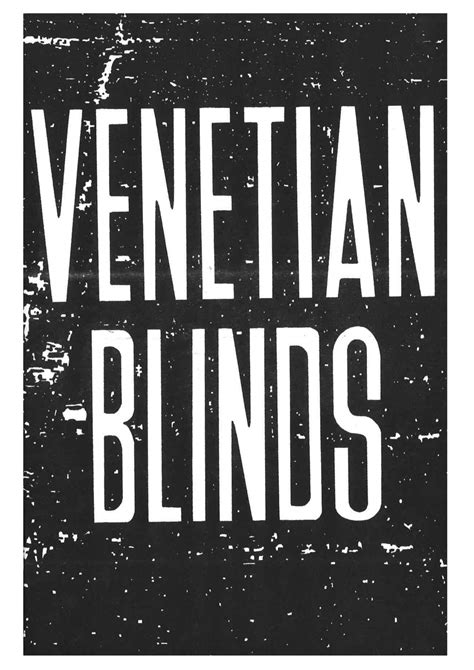 Venetian Blinds | 1991 Books