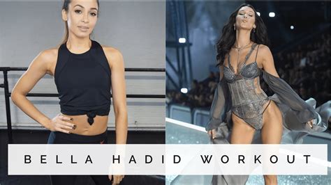 BELLA HADID WORKOUT | Danielle Peazer - YouTube