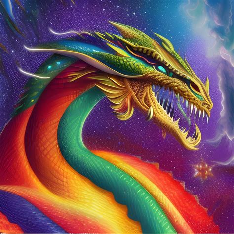 Stunning Rainbow Dragon #2 by desertwind75 on DeviantArt