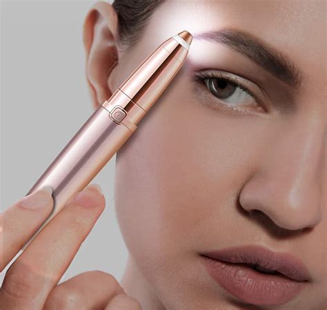 2021 Upgraded | Rechargeable Eyebrow trimmer for women & men, Painless ...