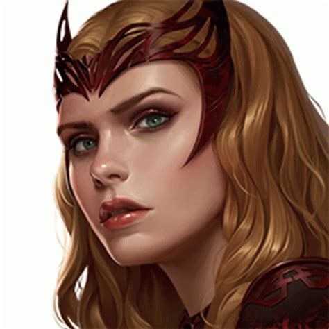 Marvel Future Fight Scarlet Witch Sticker - MARVEL Future Fight Scarlet ...