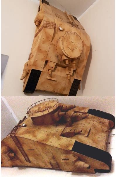 Legendary original model of the tank from the rubric "Iron Kaput". The ...