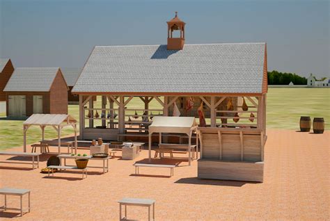 market house reconstruction  colonial williamsburg official