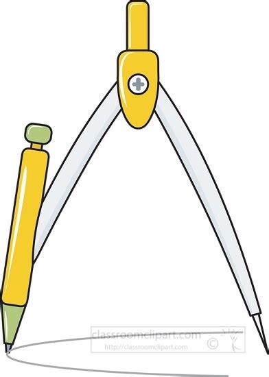compass mathematics tool - Classroom Clip Art