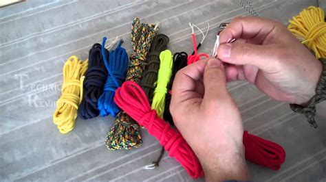 Обзор паракорда paracord фирмы Валтекс - YouTube